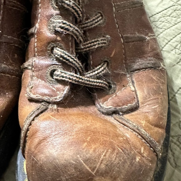 Dr. Martens Brown Leather Oxfords with Patina - Picture 2 of 7